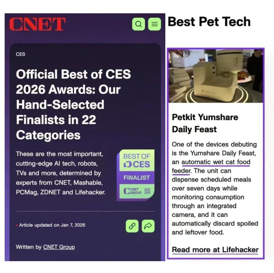 FOODCHAIN’s AI Wet Food Feeder Receives CES 2026 Innovation Recognition