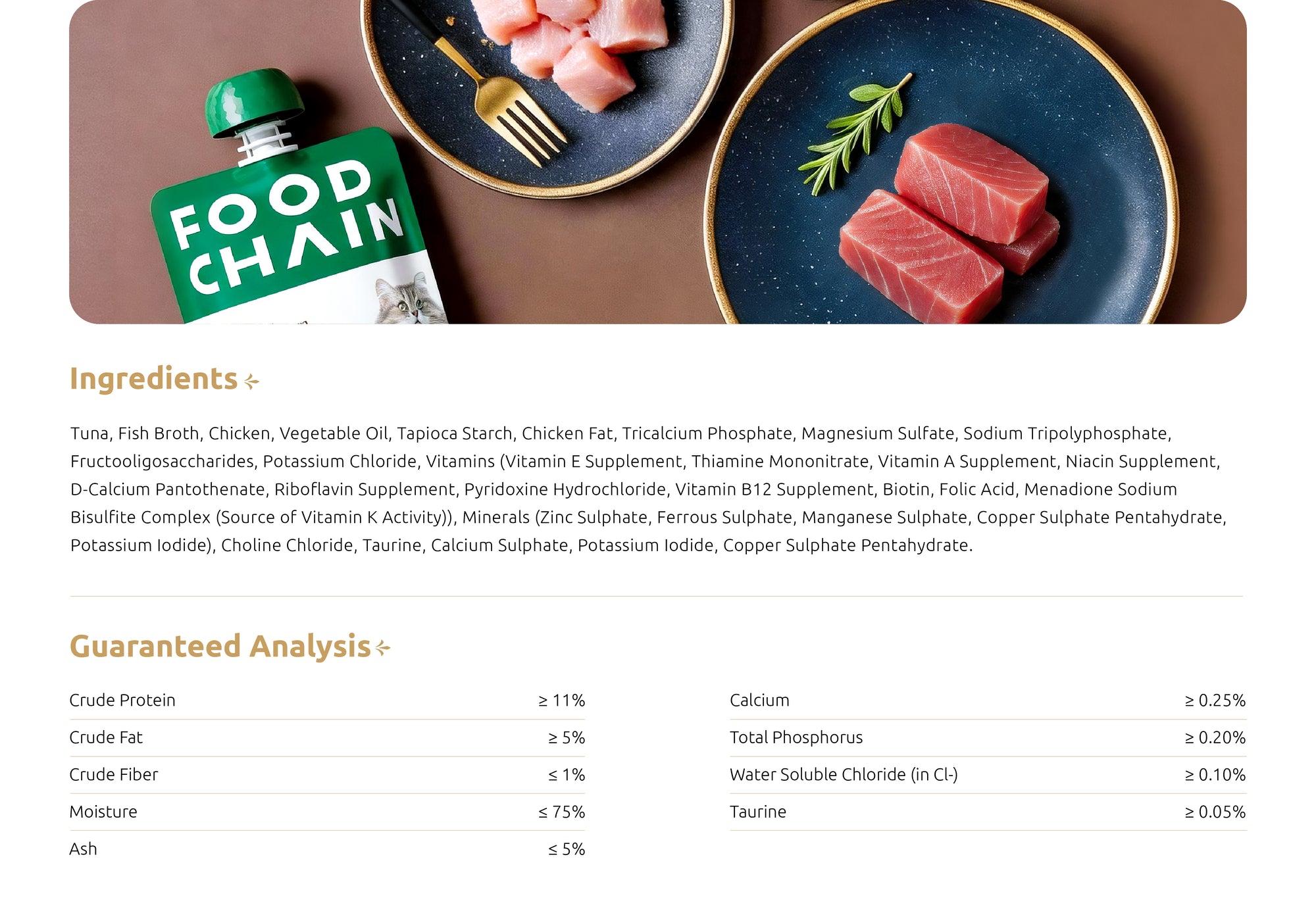 Tuna & Chicken