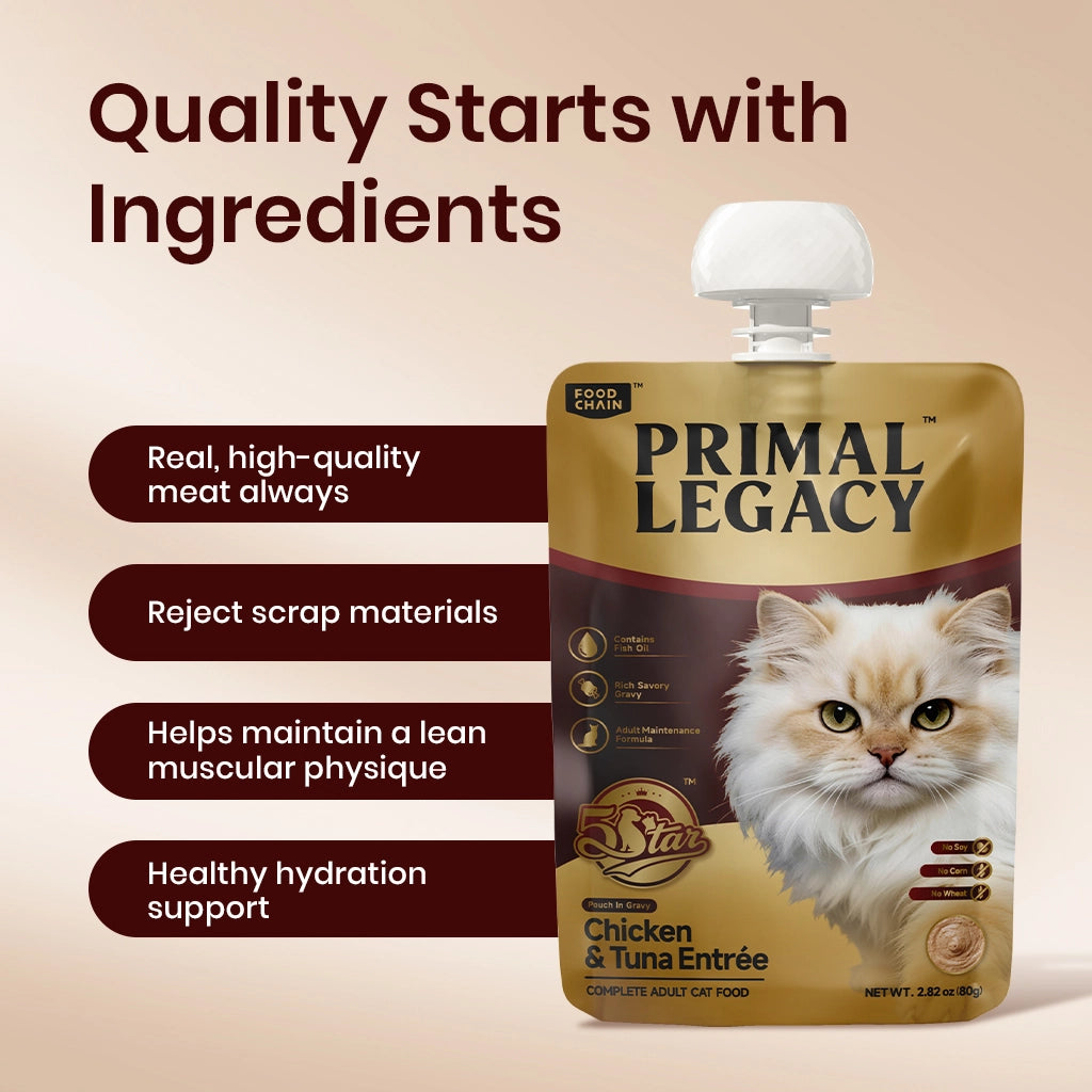 Primal Legacy Chicken & Tuna Entrée
