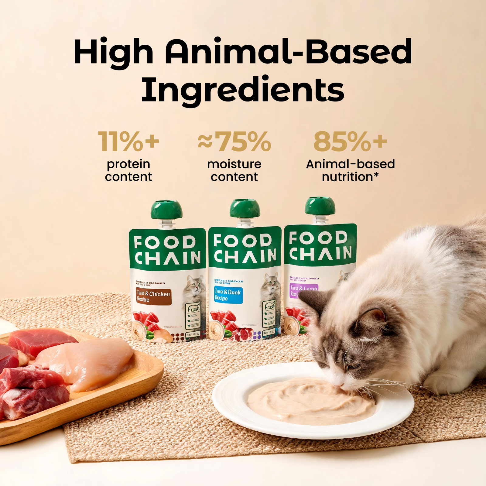 Stellar Hearth Tuna & Duck Entrée for Cats(Pack of 16)