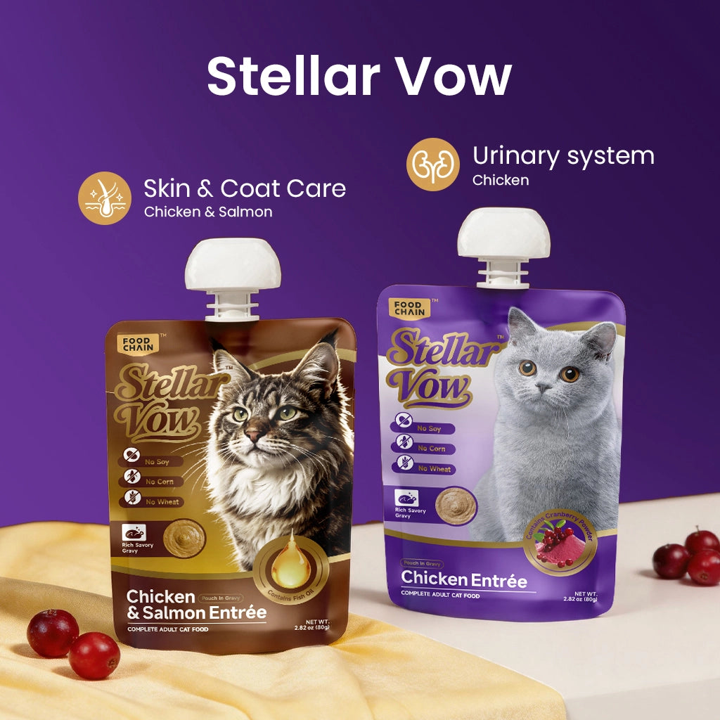 Stellar Vow Chicken Entrée for Cats（14 Packs）